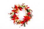 Christmas Wreath with flowers