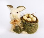 Rabbit with egg basket