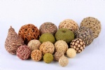 Natural decorative balls